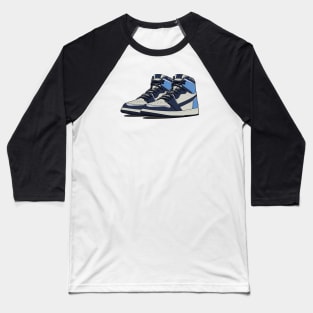 Retro Basketball Sneakers Baseball T-Shirt